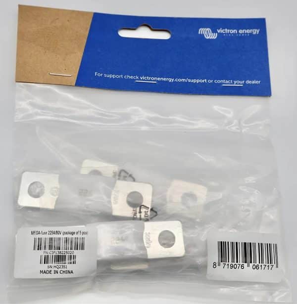 MEGA-fuse 225A/80V (package of 5 pcs) CIP138225020